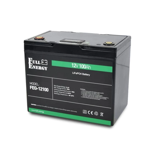 Акумулятор LiFePO4 (літій залізо фосфатний) 12В 100Ач Full Energy FEG-12100